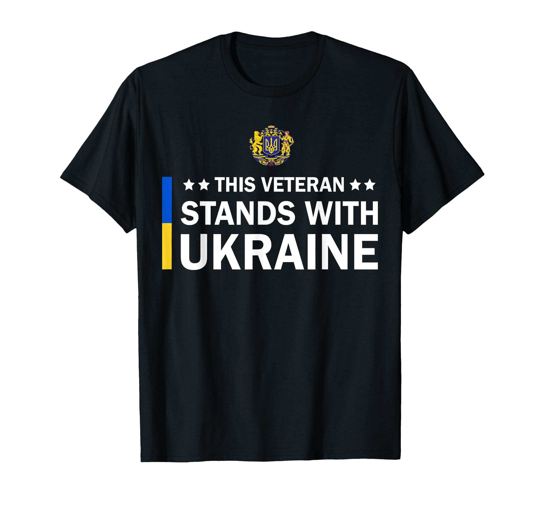 Photo 1 of This Veteran Stands With Ukraine T-Shirt XL