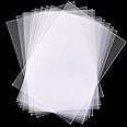 COMNICO Clear Plastic Sheet, 10 Pcs Plexiglass Sheets Flexible Lightweight Thin Panels Sheets Shatterproof Glass Alternative for DIY Craft Projects Picture Poster Frames Frames Arts Crafts