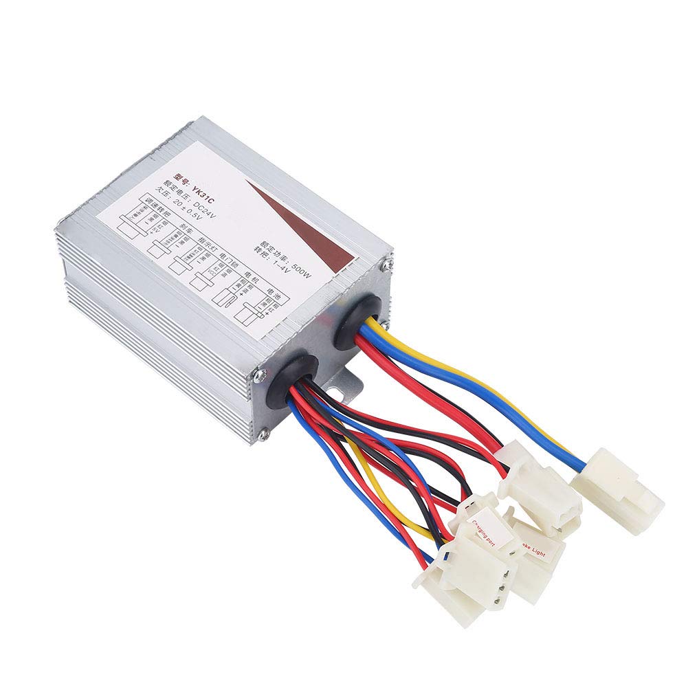 VIFER 24V Controller 24V 500W Motor Brushed Controller Box for Electric Bicycle Scooter E-bike