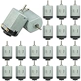 MTDELE 20Pcs Mini Small DC Motors 1.5V 3V 5V 6V 130 Micro Toy Electric Motors Compatible with for DIY Kids Projects