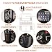 Eco Leather Car Backseat Organizer - Kick Mat - Car Back Seat Organizer for Kids - iPad Tablet Holder - Car Toy Storage for Baby - Black Kick Mats - Seat Protector for Infant - Behind the Seat Cover