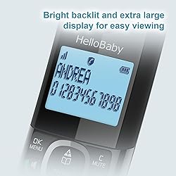 Hellobaby HB2688-3 DECT 6.0 Digital Cordless