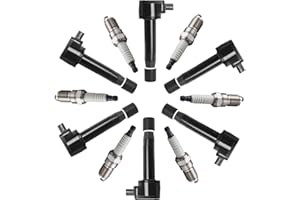 Yoshi Motors Pack of 6 Heavy Duty Ignition Coil With 6 Iridium Spark Plug Replacement For Honda Accord Odyssey Acura V6 3.5L 3.7L UF603 IGC005 IC693 30520-R70-A01 30520-R70-S01 90207-RAA-A01 93175