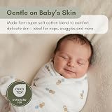 Tiny Trees Baby Muslin Cloths 6 Pack 70x70cm Extra Soft Cotton Muslin view 7