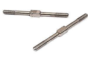 Integy RC Billet Machined Titanium Turnbuckles 3mm x 48mm True Size for On-Road/Off-Road