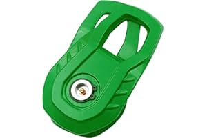 MILINI Snatch Block, 55,000 lbs (25T) Strength Recovery Off-Road Heavy Duty Winches Pulley for Synthetic Rope or Steel Cable, Universal Tackle Block for Truck, Tractor, ATV & UTV (Green)