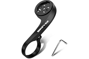 Bikevee Out Front Mount Compatible with Garmin Edge GPS Bike Computer Adapter for 25.4mm/31.8mm Handlebar - Secure & Universal