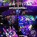 Black Lights UV Light,Gledto 2-Pack 36W 12 LED Effects Stage Par Light Purple Lights for Blacklight Party Posters Paint Stage KTV Neon/Glow Parties Pub Club Disco Show Concert Celebration