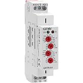 GAEYAELE Asymmetric Cycle Timer 1SPDT Relay 16A AC/DC12V-240V Electronic Repeat Relay(GRT8-S1,AC/DC12V-240V)