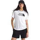 The North FACE Womens Evolution Sketch Logo Half Dome Short-Sleeve Tee | Regular Fit Cotton Shirt with Logo Graphic