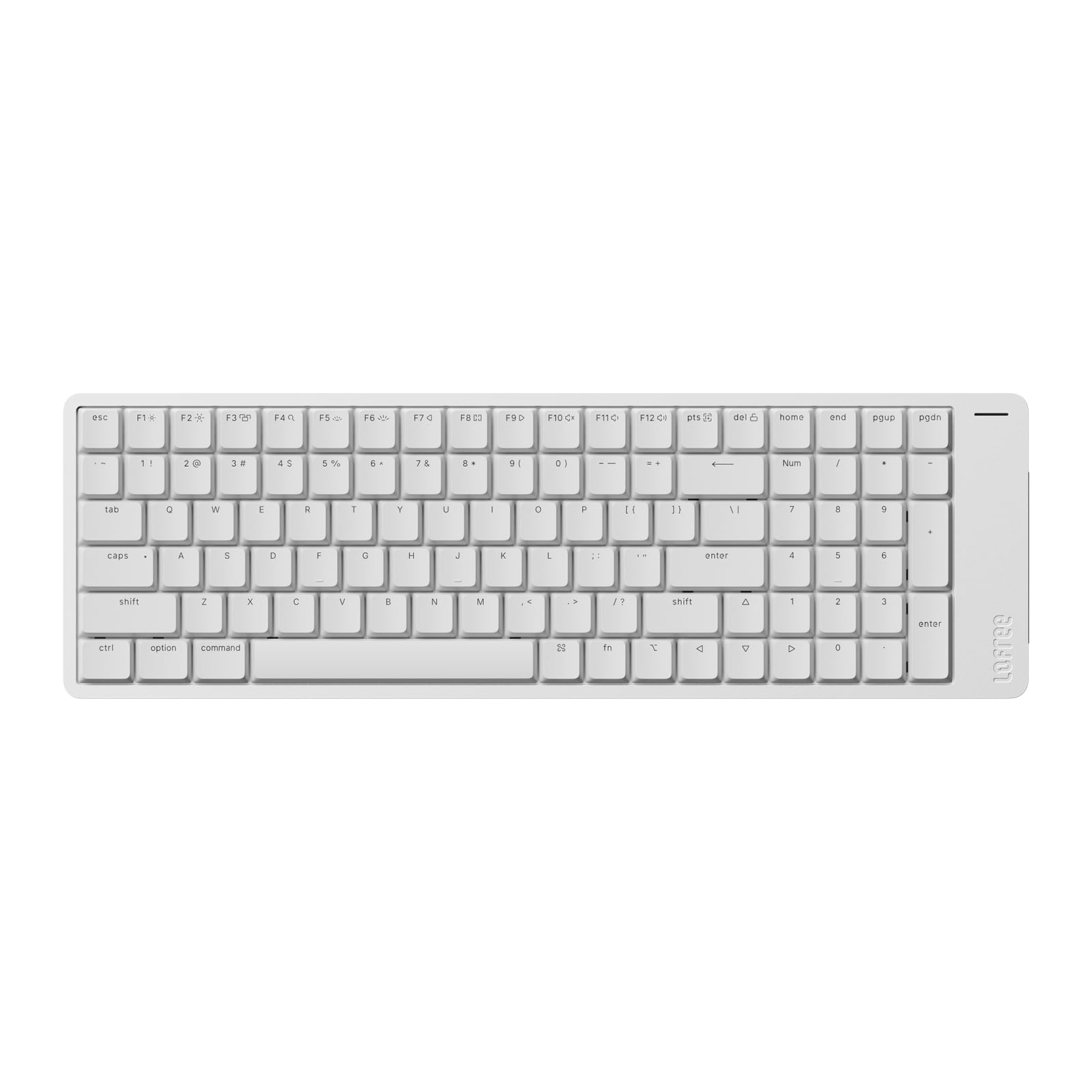 Photo 1 of LOFREE Flow2 Low-Profile Mechanical Keyboard, Aluminum Alloy with Void Linear Switches, Rechargeable Wireless Keyboards with 3 Mode Connections for Windows, macOS (Silver with Silence, 100 Keys)