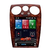 Car Radio Stereo for Bentley Flying Spur Continental 2004-2012 CarPlay | 12.1 Inch Android Auto Vertical Screen Tesla Style with DSP in Dash Headunit Multimedia Player Car Radio GPS Navigation