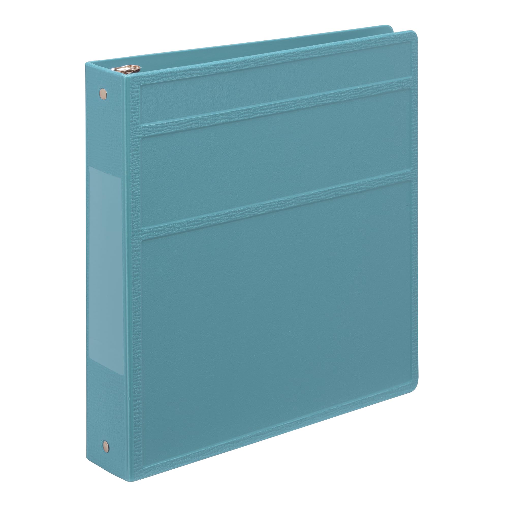 Carstens 1.5- Inch Heavy Duty 3-Ring Binder - Side Opening, Powder Blue
