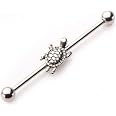 14ga Piercing Barbell - 3 Length Options Available - Autoclave Safe - 316L Surgical Steel (14ga-3/4(19 Mm)) By BodyJewelryOnline