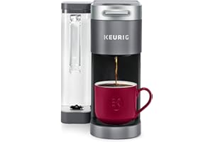 Keurig K-Supreme Single Serve K-Cup Pod Coffee Maker, MultiStream Technology, 4 Brew Sizes, 66oz Dual-Position Removable Reservoir, Gray