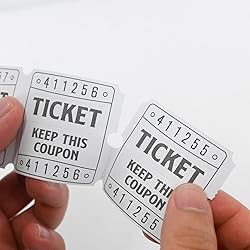 DGBDPACK 250 Raffle Tickets, 50/50 Double Roll