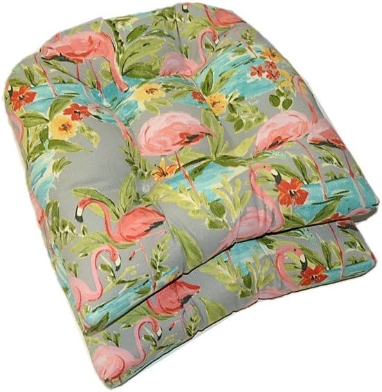 Best flamingo chair cushion with ties