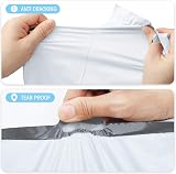 Switory Parcel Bags 25Pcs 10x13in White Self Seal Poly Mailers Clothing view 3