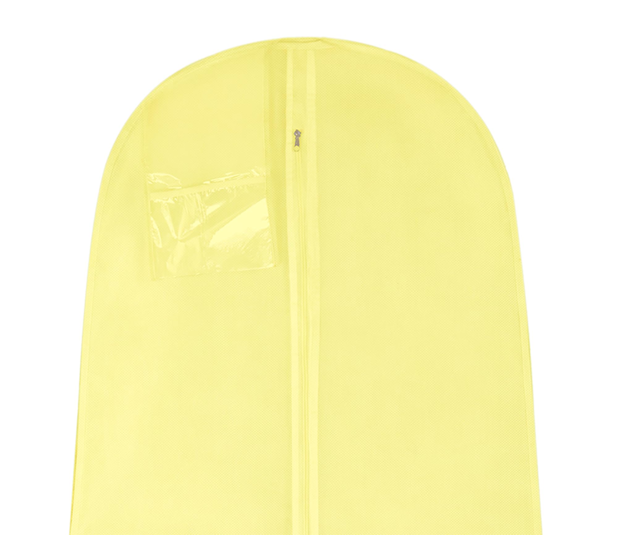 Wedcova UK Wedding Dress Bag Bridal Dress Cover Bag Wedding Dress Storage Bag Bridal Long Dress Ball Gown Clothes Garment Bag (Yellow)