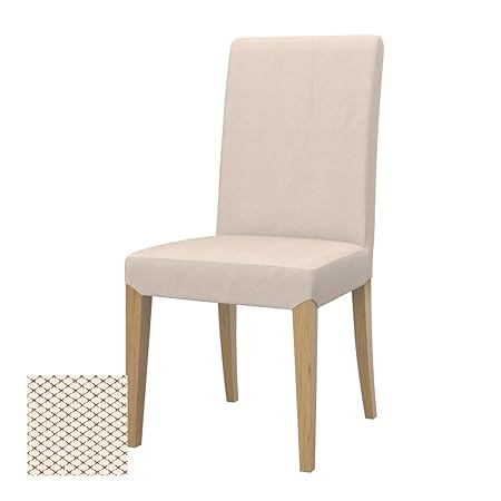 Soferia Fodera Extra Ikea Henriksdal Sedia Tessuto Nordic Creme