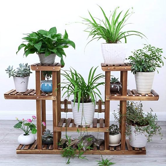 SED Estante Decorativo Interior y al Aire Libre Sala de Estar Planta