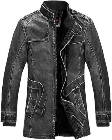 thermal leather jacket