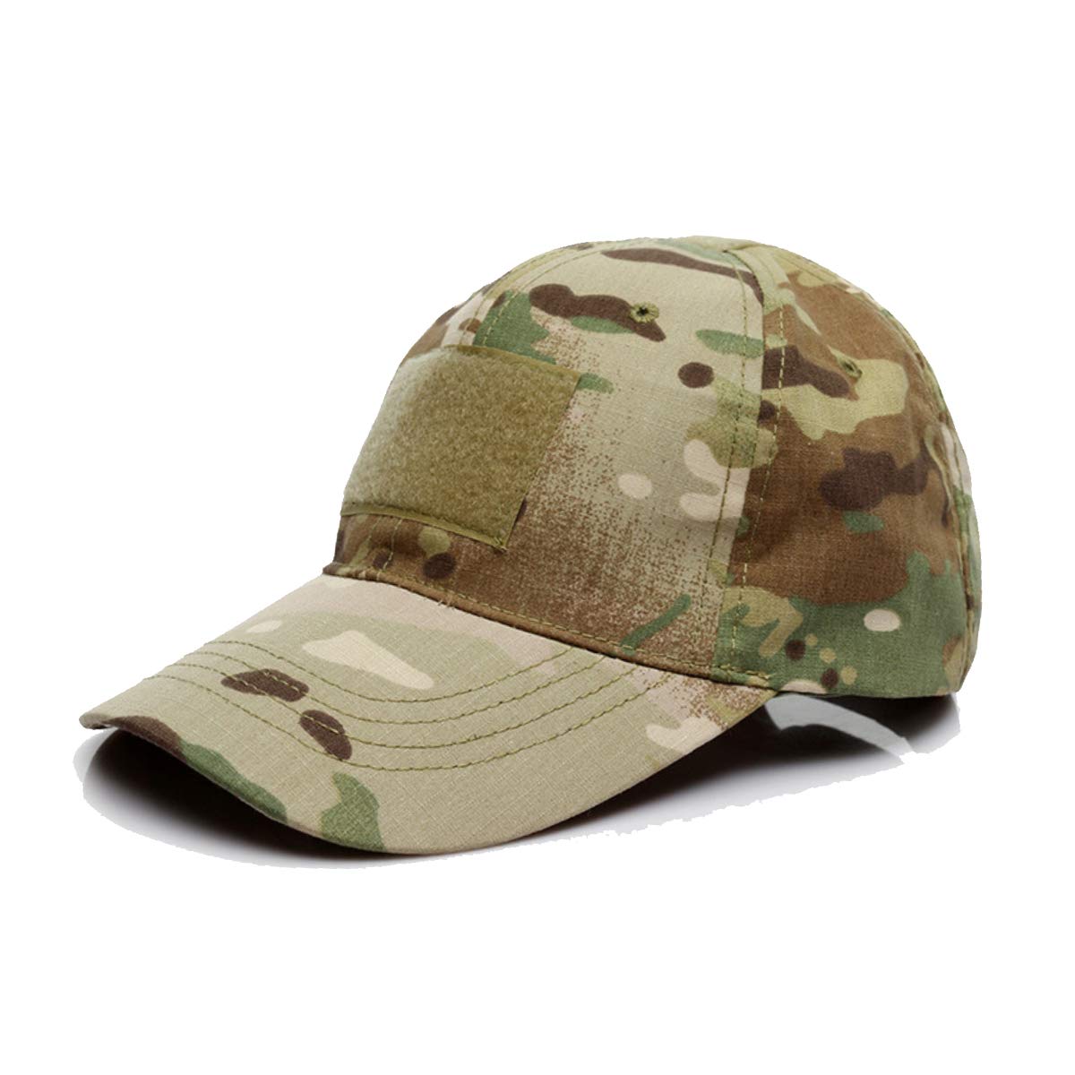 QMFIVE Tactical Baseball Cap, Multicolor Camouflage Sunscreen Chapeau Hat for Airsoft Paintball Climb Camping Hunting Outdoor (CP)