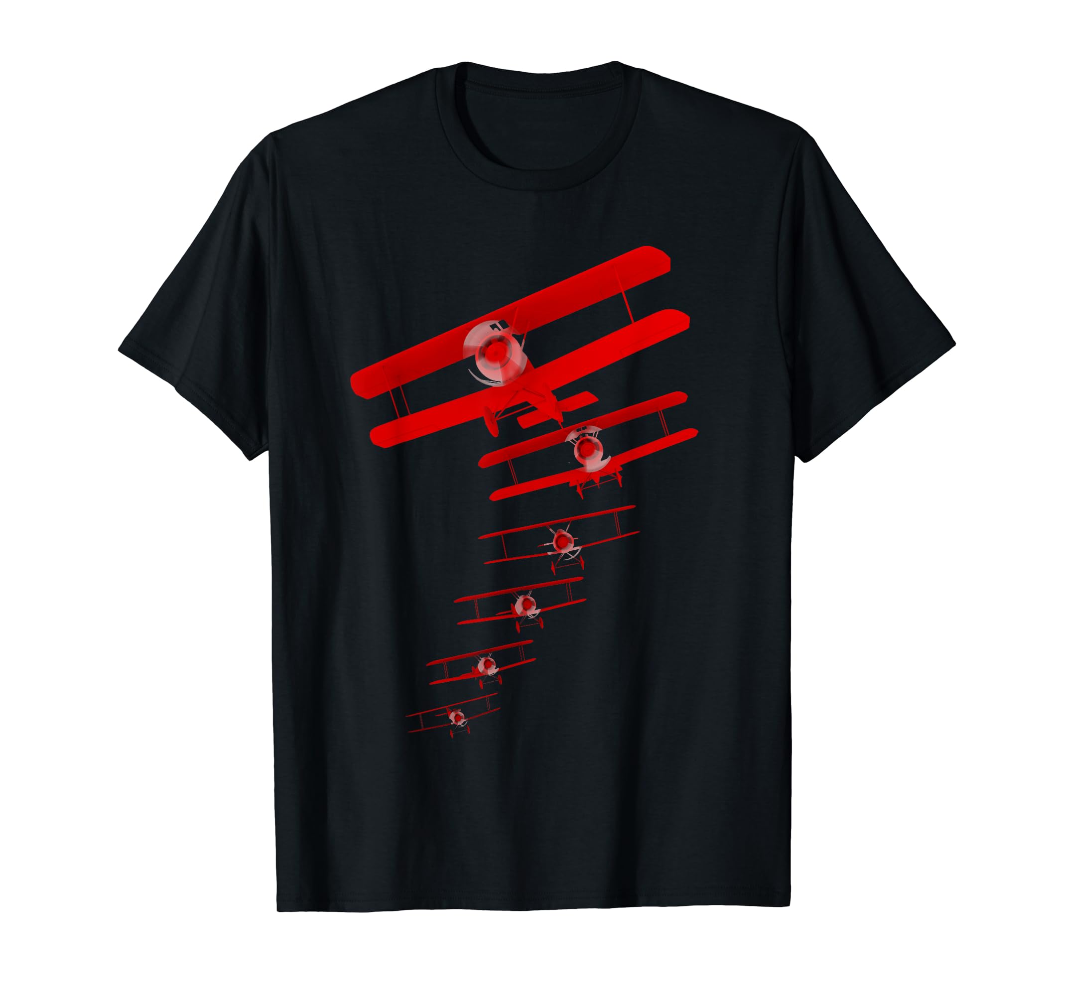 Retro Biplane Formation Aviation T-Shirt T-Shirt