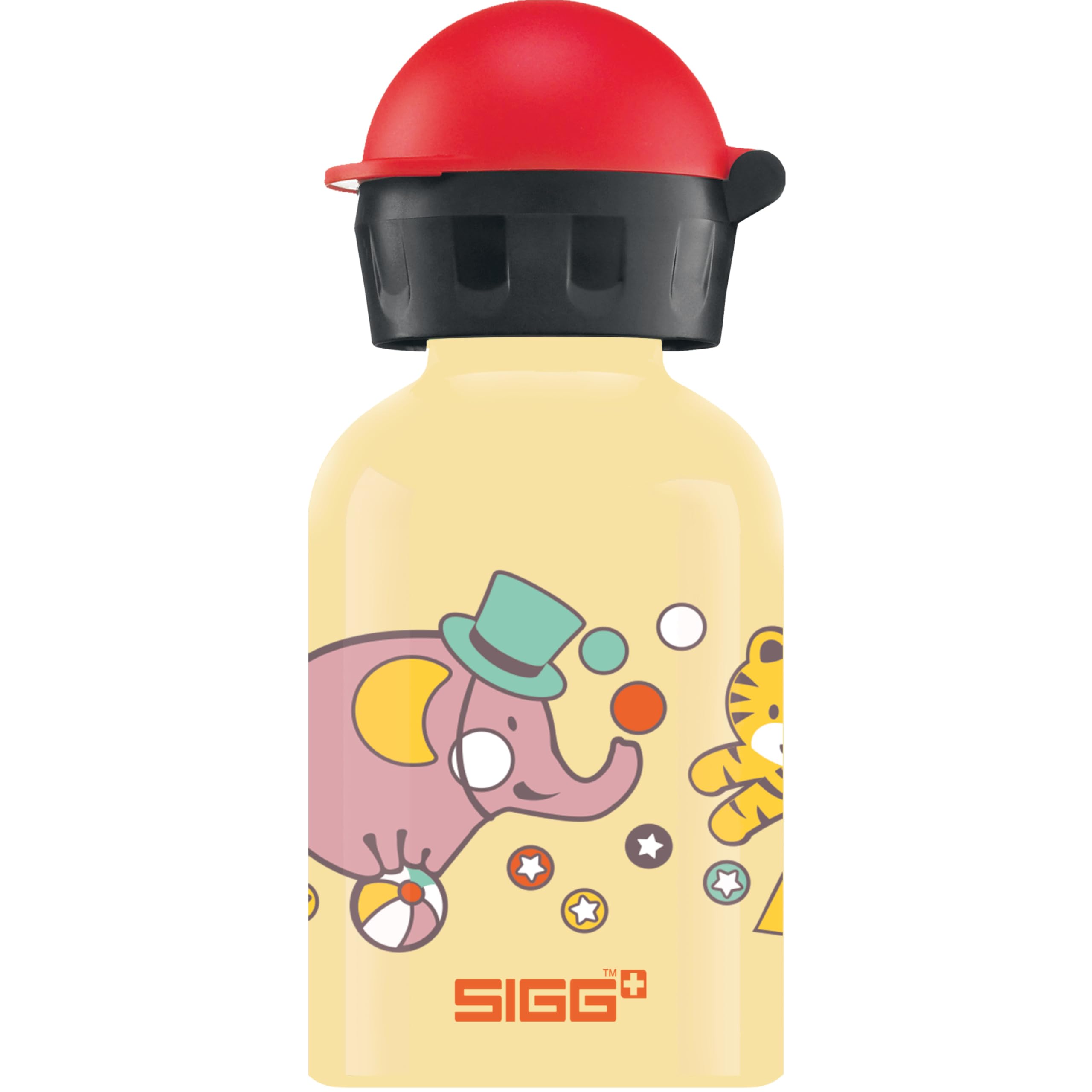 Sigg Children's Drinking Bottle (0.3 L), Pollutant-Free Children's Bottle with Leak-Proof Lid, Lightweight Kids' Water Bottle Made of Aluminium