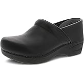 Dansko XP 2.0 Clogs - Lightweight Slip-Resistant Footwear for Comfort and Support - Ideal for Long Standing Professionals - Nursing, Healthcare Professionals Black Waterproof 7.5-8 Wide US