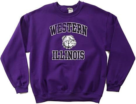purple crewneck sweatshirt