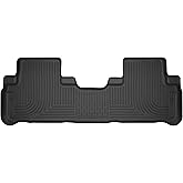 Husky Liners Weatherbeater Floor Mats | Fits 2014-2019 Toyota Highlander | 2nd Row, 2-pc Black - 11761