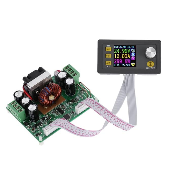 KKmoon LCD Digital Programmierbare Konstantspannung Aktuelle Step-Down Power Supply Modul DC 0-32.00V/0-12.00A¡­
