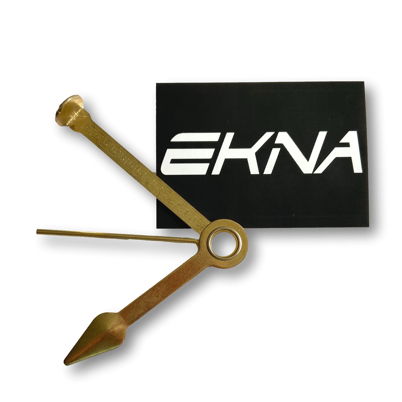 EKNA Pipe Stopper - Pipe Cutlery in Gold - Elegant Pipe Cutlery - Tobacco Pipe Accessories 3-Piece - 8 cm Long + EKNA Sticker (Gold)