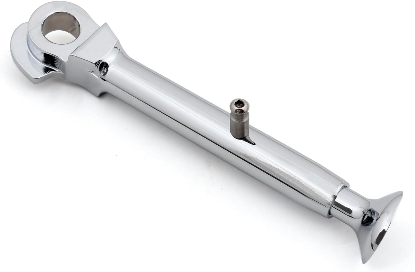 Bruce & Shark Adjustable CNC Aluminum Kickstand for Yamaha R6 2006-2012 Chrome