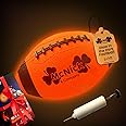 MCNICK & COMPANY - Glow in The Dark Football - Light Up Football for Family Fun - Glow Dark Football Perfect for Nighttime Play - LED Football Gift