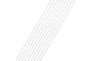 uxcell 3mmx450mm 304 Stainless Steel Solid Round Rod for DIY Crafts - 9pcs