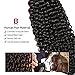 Dinoce Deep Wave Human Hair 1 Bundle For Women 100% Unprocessed Virgin Brazilian Human Hair Bundle Natural Color (Natural Black, 18 20 22 Inch)