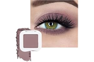 Taupe Single Eyeshadow Makeup, Blendable Neutral Powder Eye Shadow for Older Women, Lavender Plum Purple Mauve Matte Eyeshado