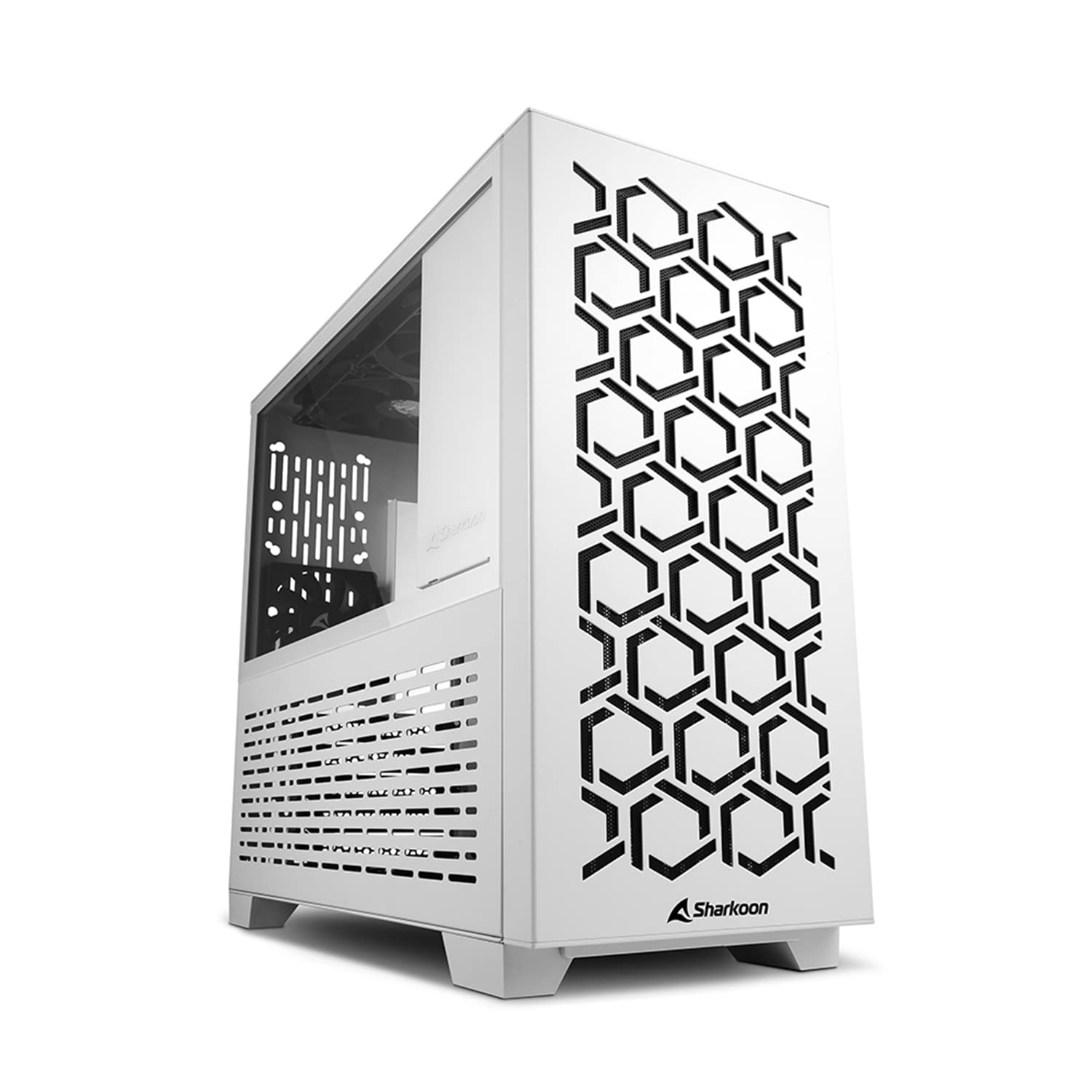 Sharkoon MS-Y1000 White, Micro-ATX PC Gehäuse