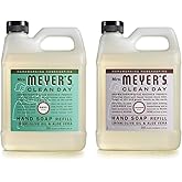 Mrs. Meyer's Liquid Hand Soap Refill, 1 Basil, 1 Lavender, 2 CT(Variety Pack)