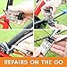 Bike Multitool 11 in 1. Lightweight, Compact & Strong Bicycle Repair Multi Tool With Hex Wrenches, Screwdrivers, Chain Breaker, and Spoke Wrench. Fixes Most Common Bike Repairs At Home Or On Your Ride
