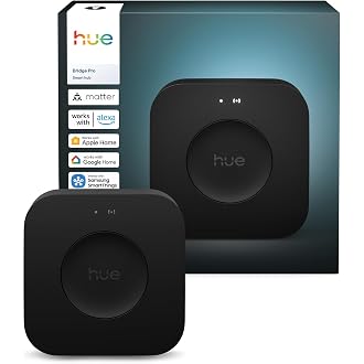 Philips Hue Bridge Pro Smart Lighting Hub, 1-Pack | Wireless, Advanced Encryption, Supports 150+ Lights and 50+ Accessories,