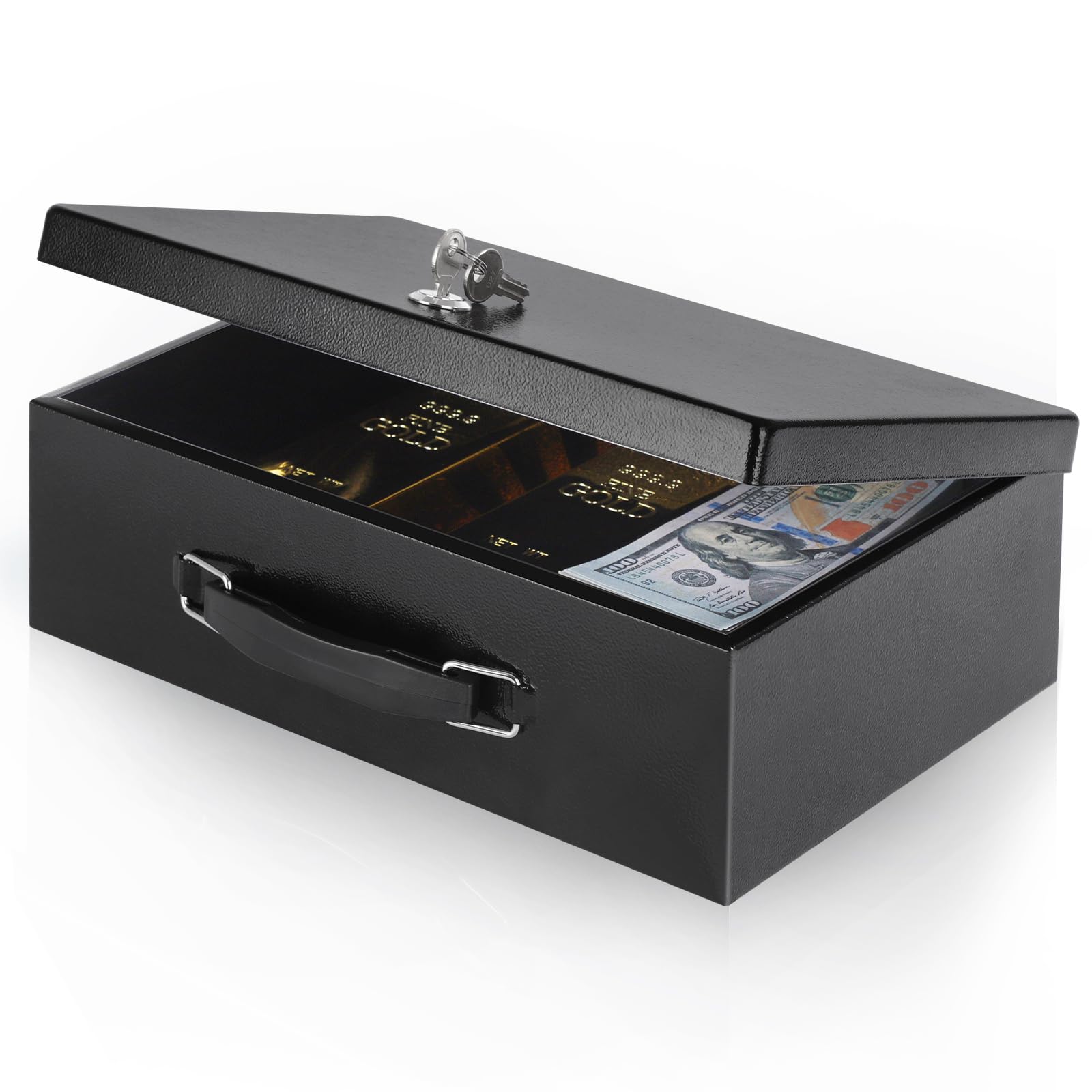 xydled Fire Resistant Safe Fire Safe Box with Key Lock for Home Office ...