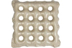 SUNSHINE-MALL Inflatable seat Cushions,air Cushion,air Cushion seat,sit Cushion,with air Vent, can be a Small Amount of air or Water, Very Suitable for Office Chair and Wheelchair use(Grey19inch)