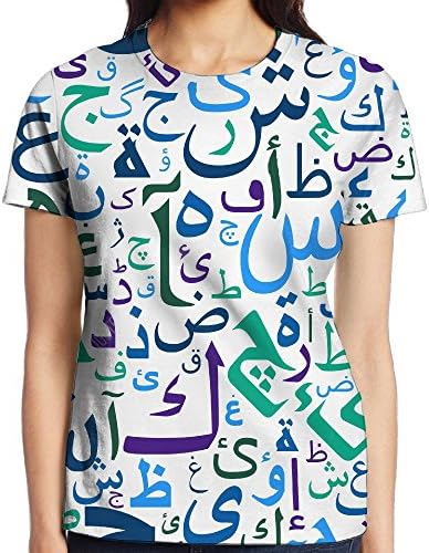 NavyLife Women's colorful Letters Casual Crew Neck Baseball Tee Short Sleeves T-Shirt Slim Fit Sports Uniforms