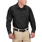 Propper Tall Size Revtac Tactical Long Sleeve Stretch Men's Shirt, Black