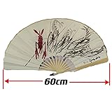 "Zibo Art and Calligraphy Fan with Paintings, Qi