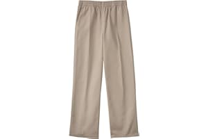 CLASSROOM SCHOOL UNIFORMS Classroom Uniforms Pull-On Pant with Boxer Elastic Waistband for Girls and Boys