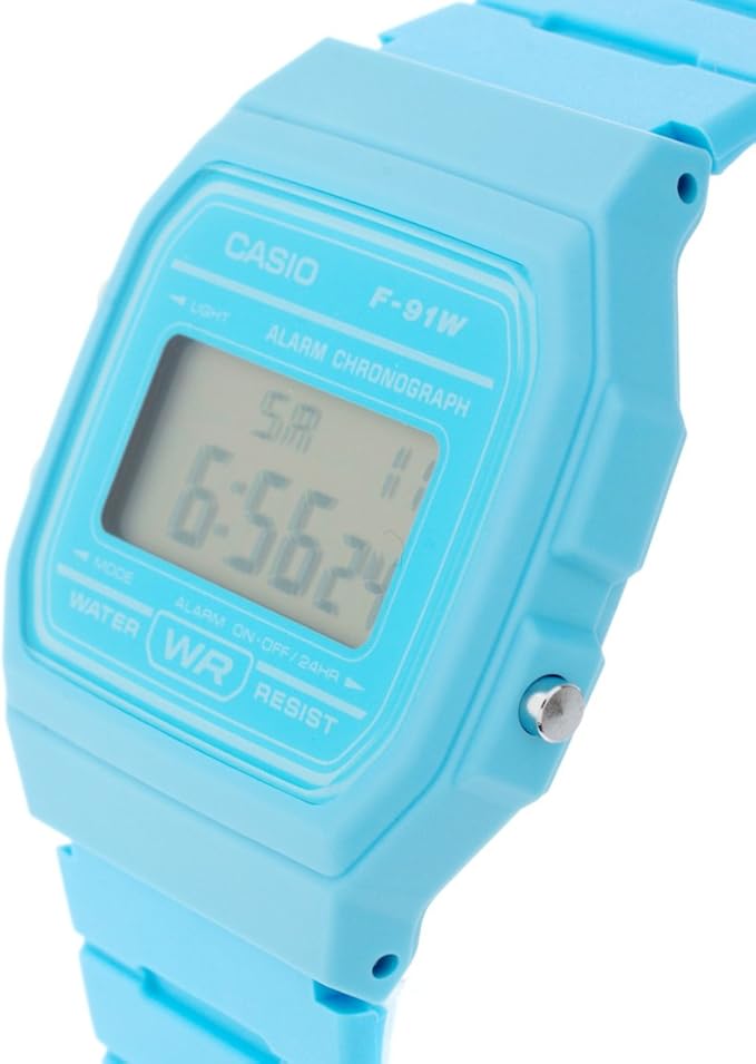 casio f91w blue